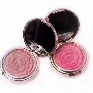 罗莉卡玫瑰粉嫩BB烤腮红 保湿细腻透薄红润提亮胭脂粉饼干粉底妆