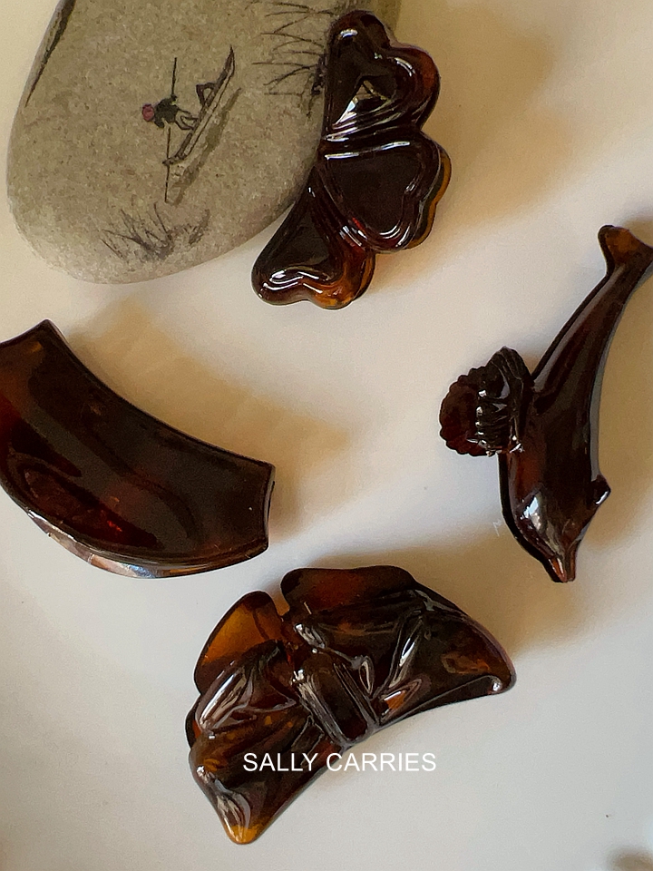 caravan玳瑁色法式复古优雅