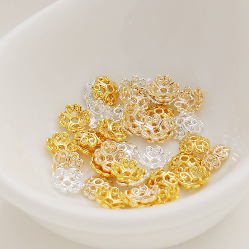 花托6mm珠托diy串珠帽耳饰配件