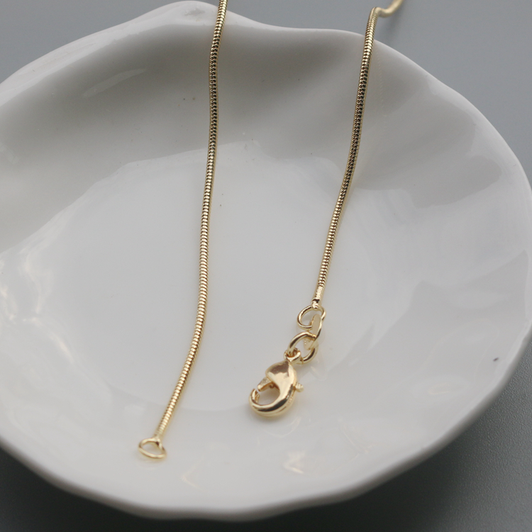 diy厘米浅金色饰品蛇骨链