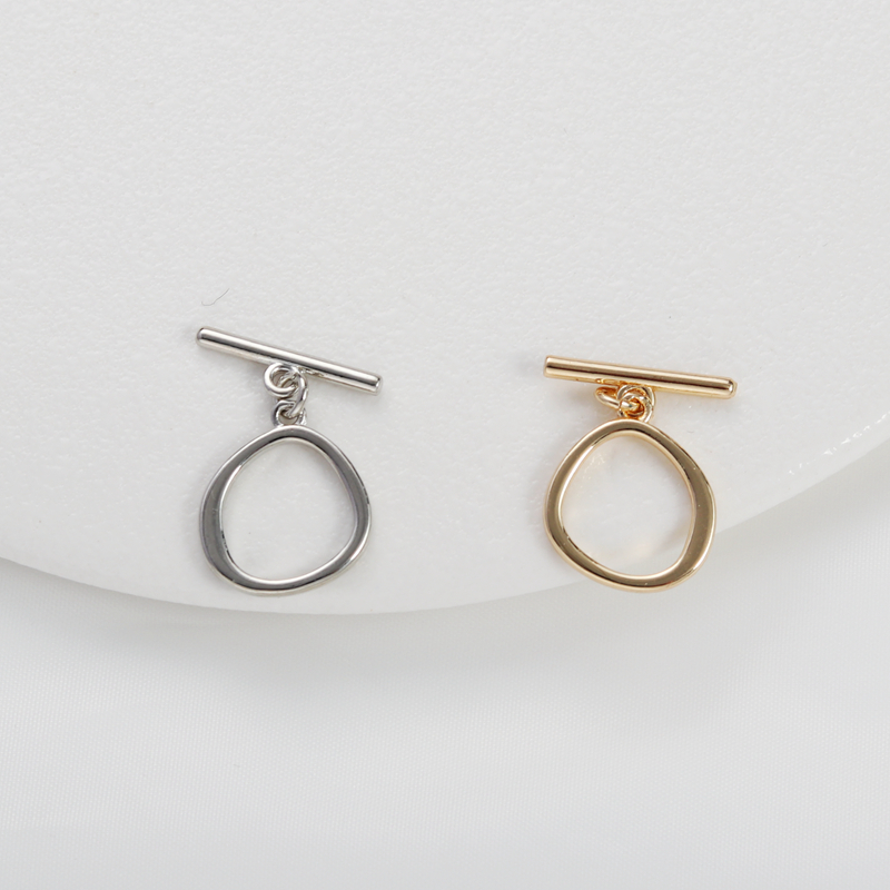 保色光面素款OT扣diy饰品