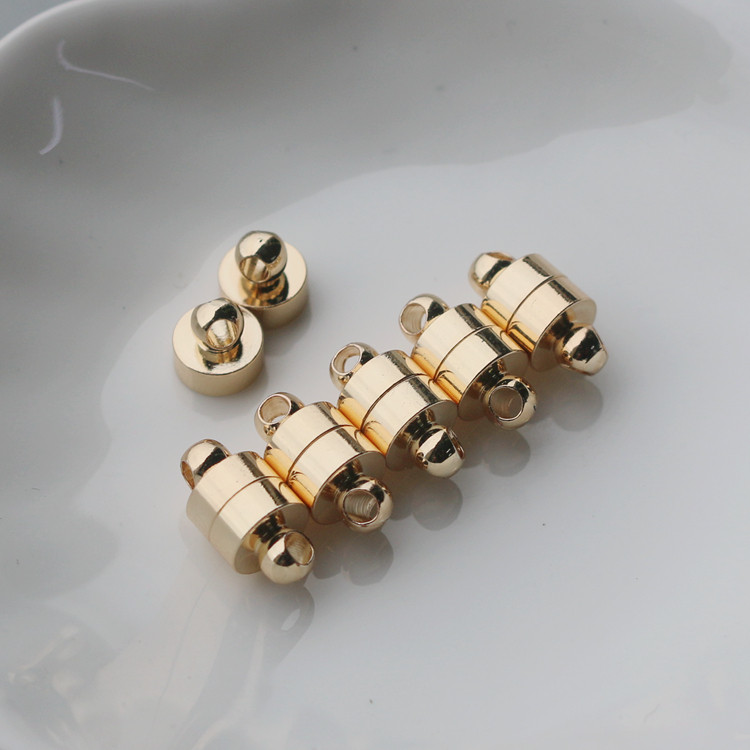 14k包金保色DIY配件吸鐵扣圓桶形6mm手鏈項鏈保色磁鐵連接扣壹個在類目 飾品/流行首飾/時尚飾品新, DIY配件, 扣中 - 來自Buy2taobao.com提供專業的淘寶代購服務