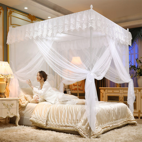 三开门蚊帐家用2021新款加厚老式