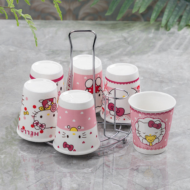 Mug Set Domestic cold kettle ceramics High temperature resistance Cool water bottle originality Cartoon glass Hot and cold Water bottlein the Tableware , Cup/Cups/Kettle , Shuiju suit  category - from Buy2taobao.com to provide professional Taobao agent buy service