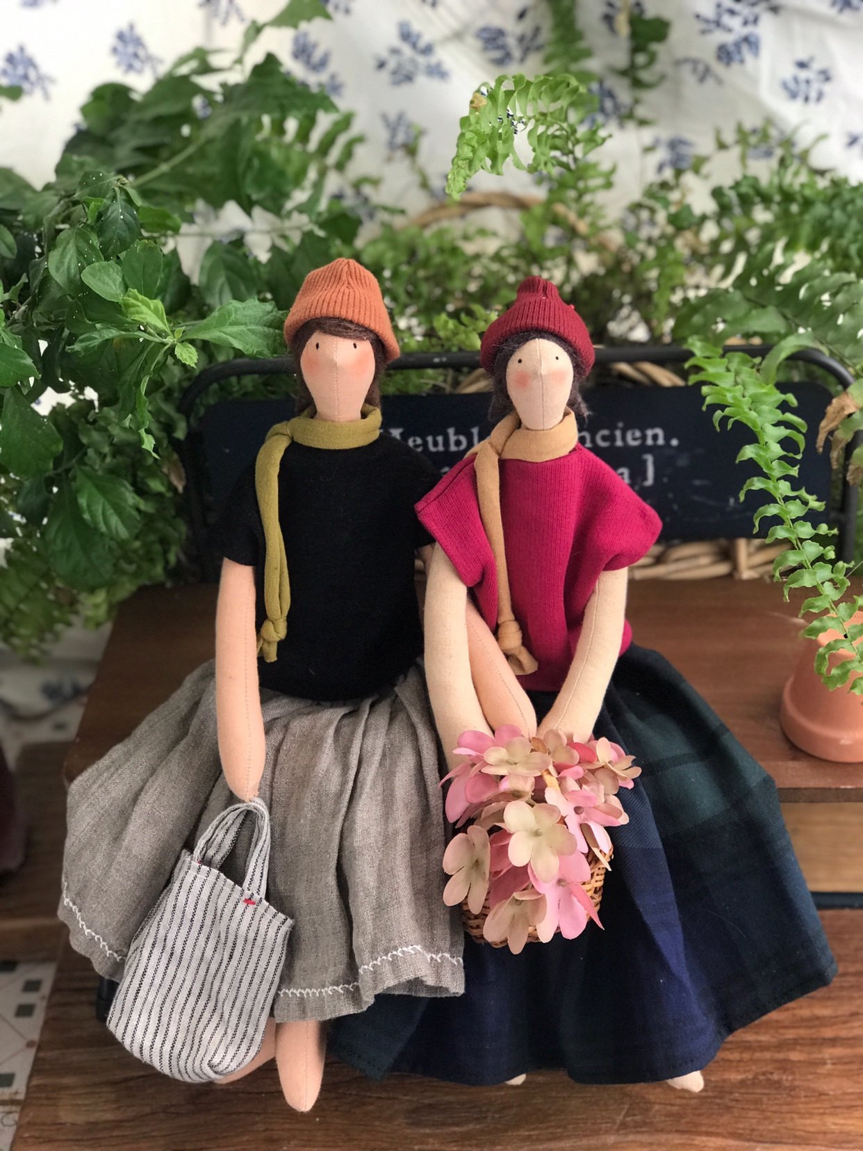 蒂尔达布艺娃娃材料包视频教程 diy布艺玩偶tilda doll布娃娃玩偶