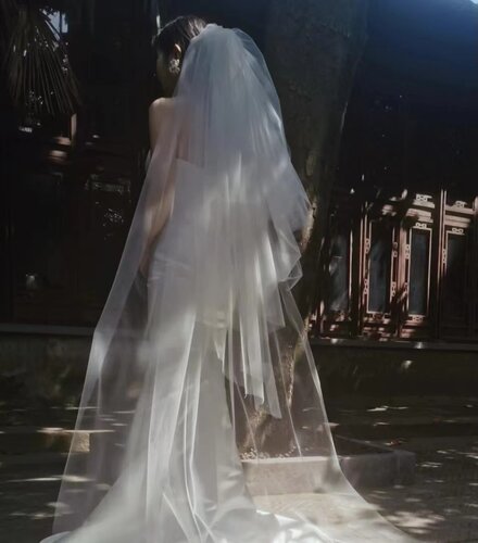 多层蓬蓬新娘结婚头纱包邮