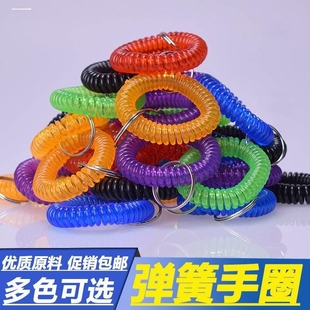 大号弹簧绳防丢弹力浴室桑拿更衣柜手环手牌电话线钥匙扣发圈挂牌