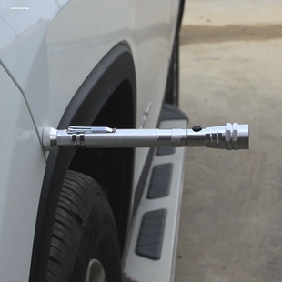 伸缩手电筒二手车专用验车手电筒强磁吸工作灯检测汽修强光电筒