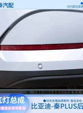 适配比亚迪秦PLUS智驾版后雾灯25款秦plusdmiev后杠灯反射器灯片
