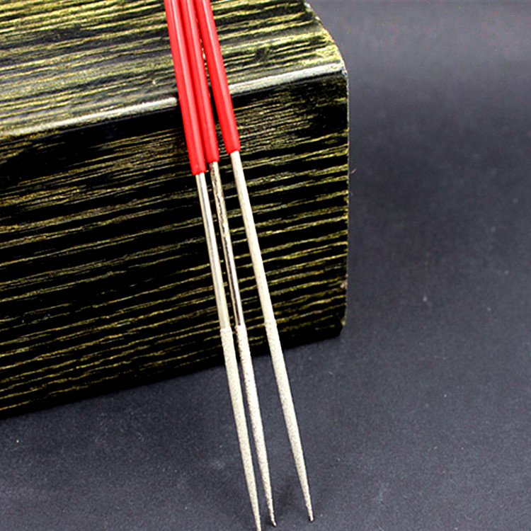 扩孔神器金刚砂尖头圆锉 金刚星月凤眼扩孔 超耐磨金刚石圆形锉刀