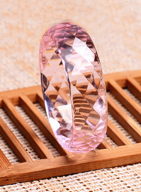 精品时尚风天然紫水晶刻面手镯