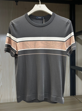 金利来男装针织衫夏款圆领常规休闲上衣MWW23111423-78