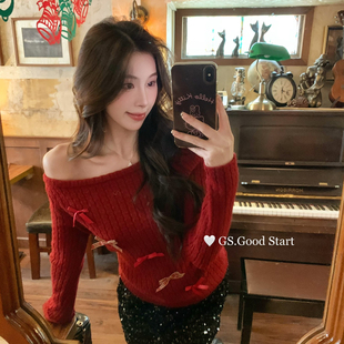 START 针织衫 甜欲新年发财款 气质设计感修身 G783 ·冬季 GS.GOOD