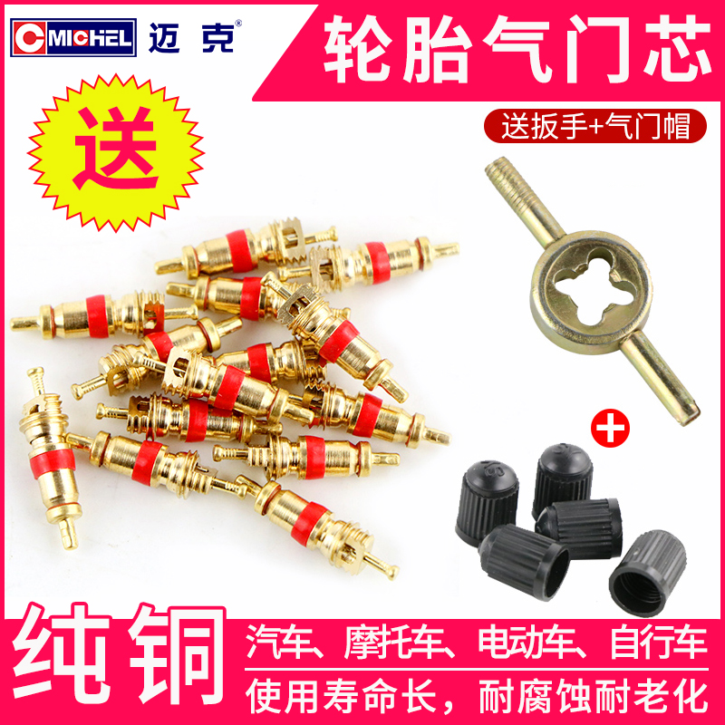 气门芯汽车轮胎真空胎纯铜气门针