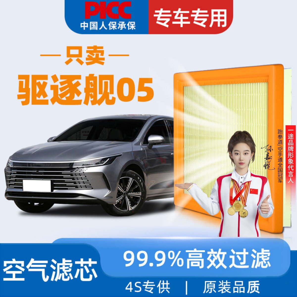【高效过滤】驱逐舰05空气滤芯图片