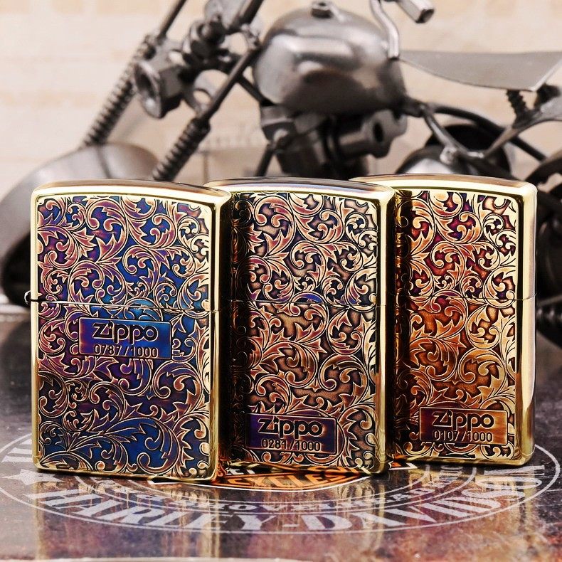 zippo日版熏金唐草限量版
