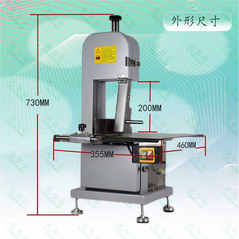 120/170型锯骨机/不锈钢/切锯骨机锯猪牛羊冻肉冻鸡鸭鱼肉等电锯-封面