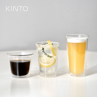 kinto日本单层耐热玻璃杯