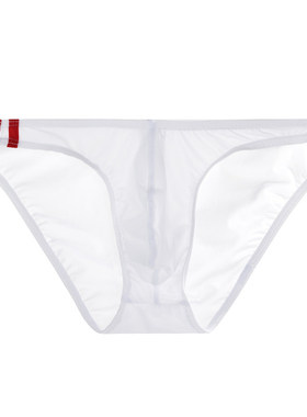 男士冰丝透明内裤薄款低腰性感U凸囊袋三角裤丝滑透气男青年X516