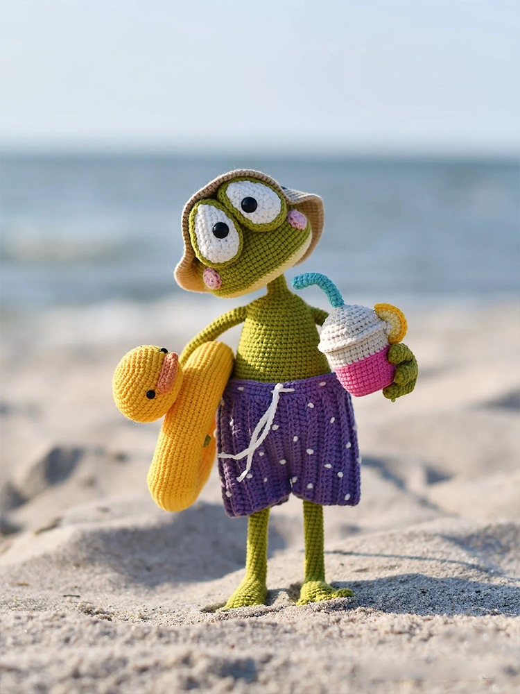 细牛奶棉手工钩织玩偶DIY