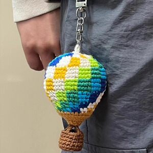 花样年华热气球钩针diy材料包手工自制包包挂件毛线钩针钥匙扣礼