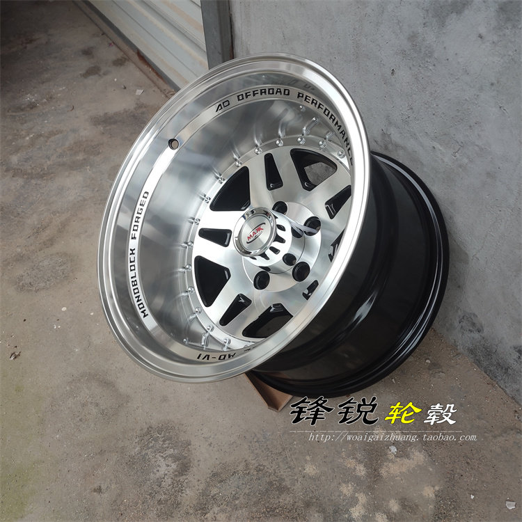 负值15寸10J越野车改装轮毂负44吉普切诺基213铝合金胎龄-4的15寸