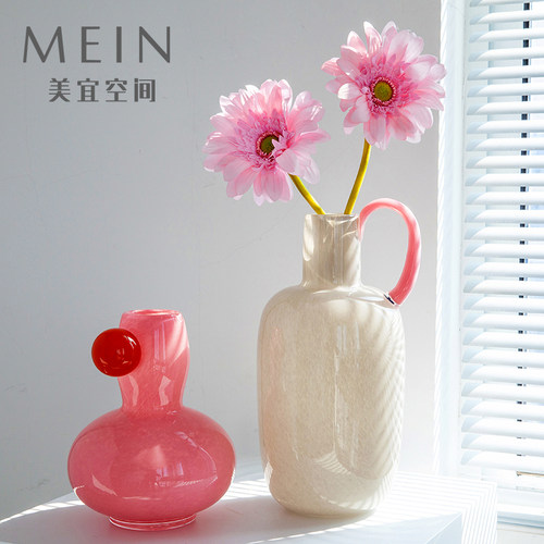 美宜空间甜美风琉璃花瓶