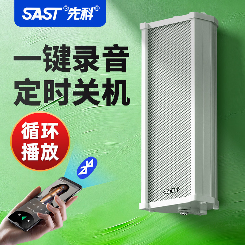 先科 ST501有源音柱防水室外音响蓝牙壁挂式户外挂墙店铺专用音箱