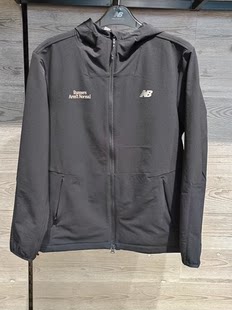 New Balance, ветрозащитная бархатная куртка со шапкой