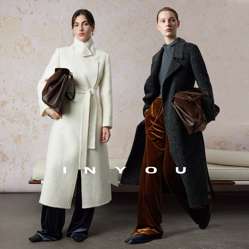 因由 皮草感经典毛呢大衣王炸苏利羊驼腰带款静奢风翻领长款外套,女装/女士精品,毛呢外套,淘宝优惠券,粉丝福利购,淘宝优惠卷