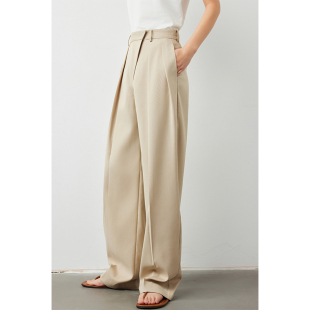 羊毛A4腰封萝卜裤 率性高时髦度软糯阔腿空气休闲裤 懒人神裤 因由