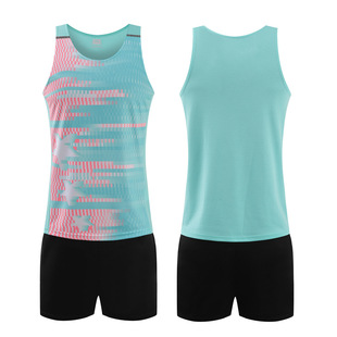 田径服套装男训练服短跑比赛运动服女马拉松背心队服短裤长跑跑步