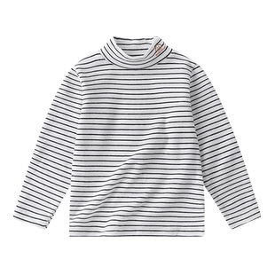 男童纯棉加厚打底衫儿童a类宝宝秋衣t恤秋冬女童内衣保暖上衣