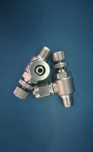 304不锈钢KNSL调节阀限流快速快插快拧接头节流调速阀气动气管