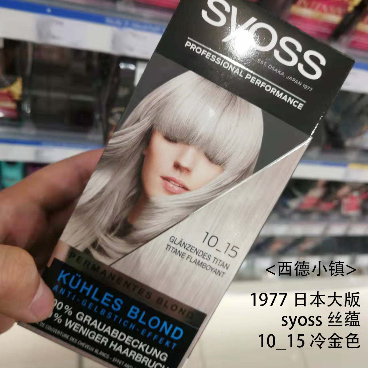 德国SYOSS丝蕴漂染底色冷金灰色