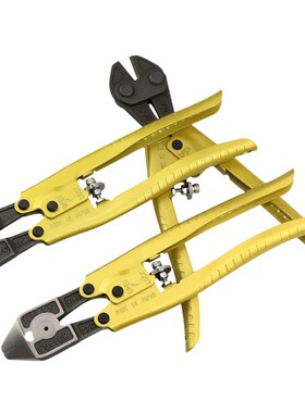 角田TTC强力PC-1400蛇头剪顶切剪钳电缆线弧面平面剪口剪钳胡桃钳