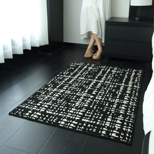 中古风仿羊毛地垫入户高级感地毯