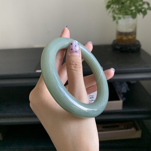 毛毛的翠/M 10375/和田 且末青玉 手镯/60.7/400