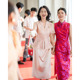 2026新款 改良旗袍喜婆婆气质高端连衣裙 结婚喜妈妈婚宴礼服新中式