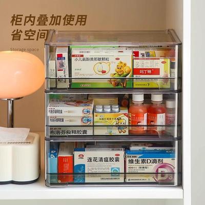 大容量多层透明抽屉式医药箱