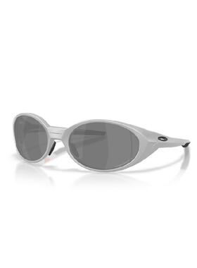 海外代购Oakley/欧克利男女太阳眼镜银色镜框椭圆框户外出行