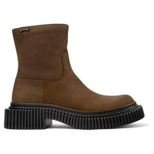 代购Camper女士短靴防滑耐磨舒适轻便圆头粗跟厚底侧拉链休闲