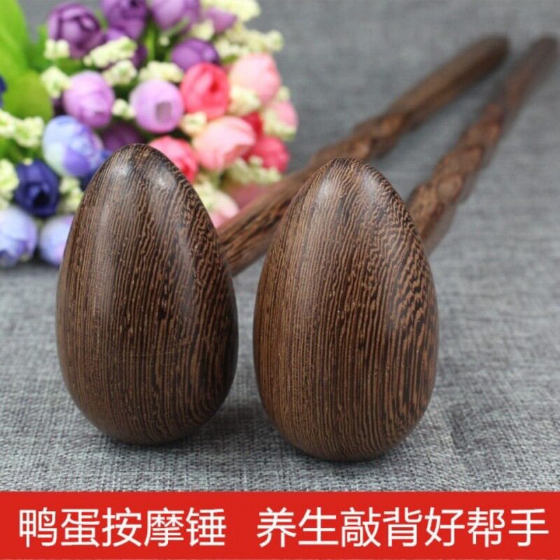 按锤鸡翅木质捶经络拍健身小锤子保健敲打捶经络独立站
