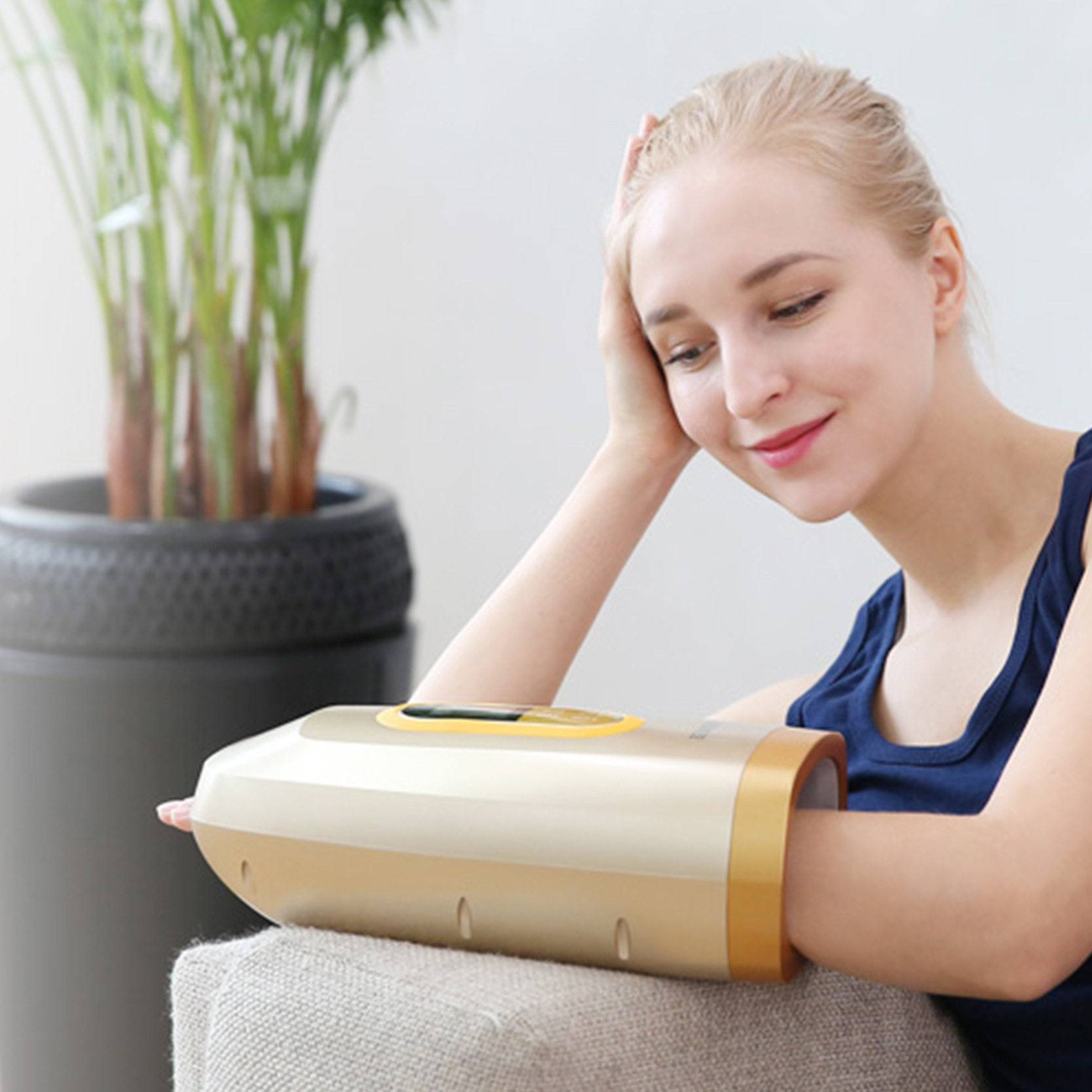 电动气囊手部按仪穴位揉捏手指按器掌心按压智能手部按器