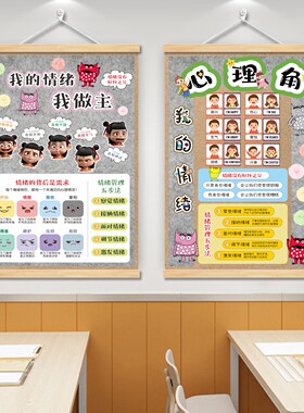 教室心理角装饰布置学生心理健康
