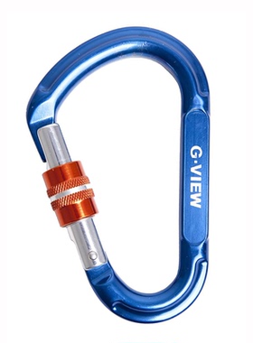 GVIEW/旗云 BISON HMS C107S 丝扣主锁 攀岩登山速降户外保护锁