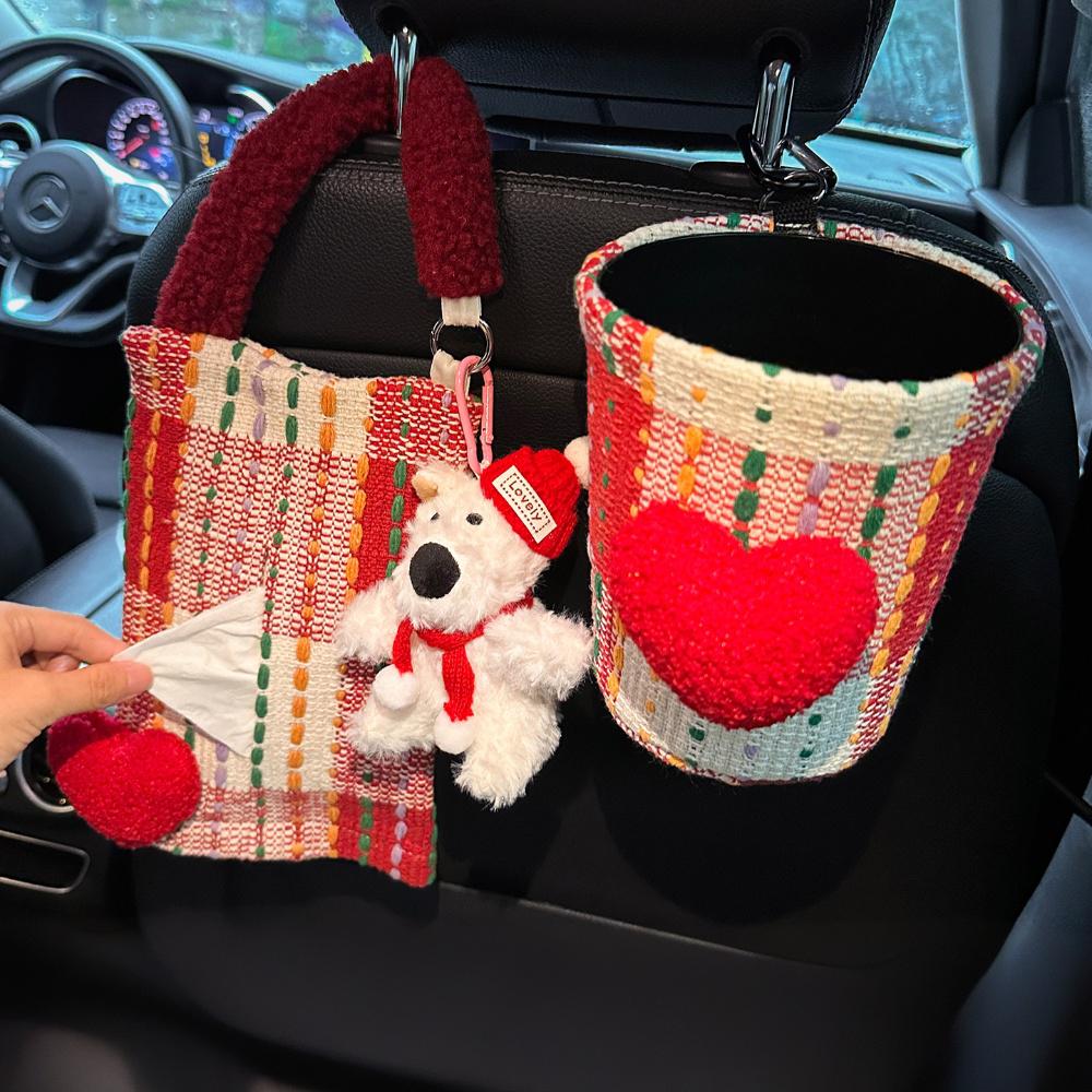 汽车车载垃圾桶内用垃圾袋高级感