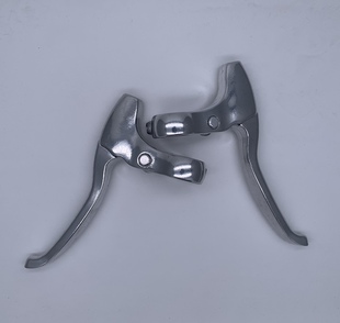 700Bike后街替换用刹把银色刹把全铝自行车亮银刹把22.2mm