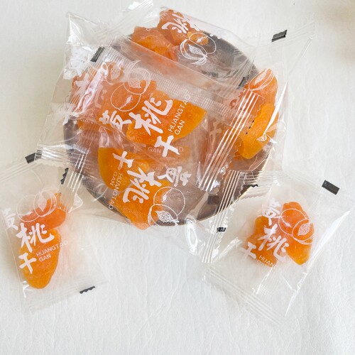 芒香园黄桃干独立小包装香甜软糯