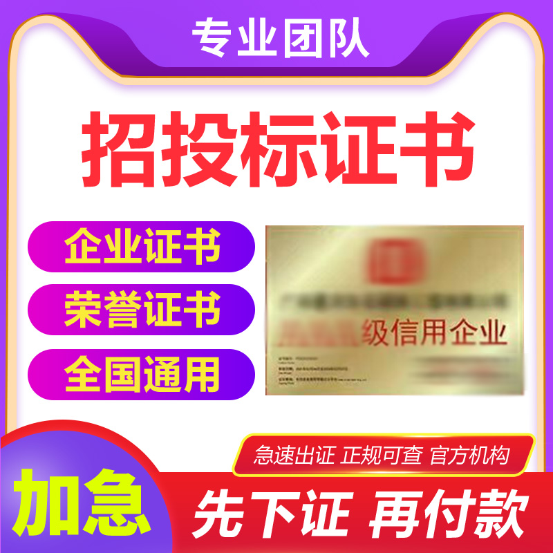 代办aaa信用等级企业招投标证书资质申报企业管理体系认证3a9001